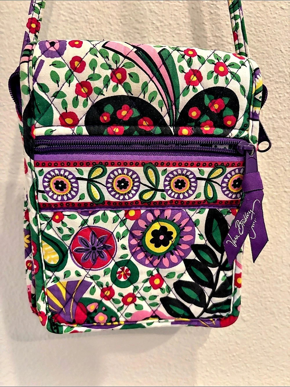 Vera Bradley Little Hipster Floral Crossbody Bag Multicolor